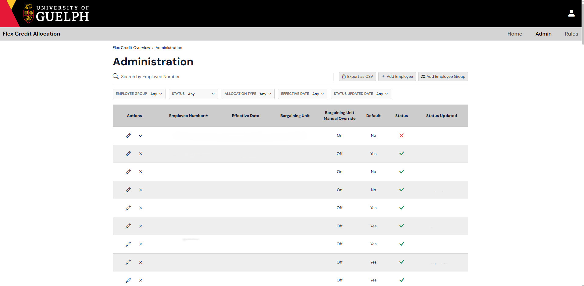 The rewritten Flex Credit Application